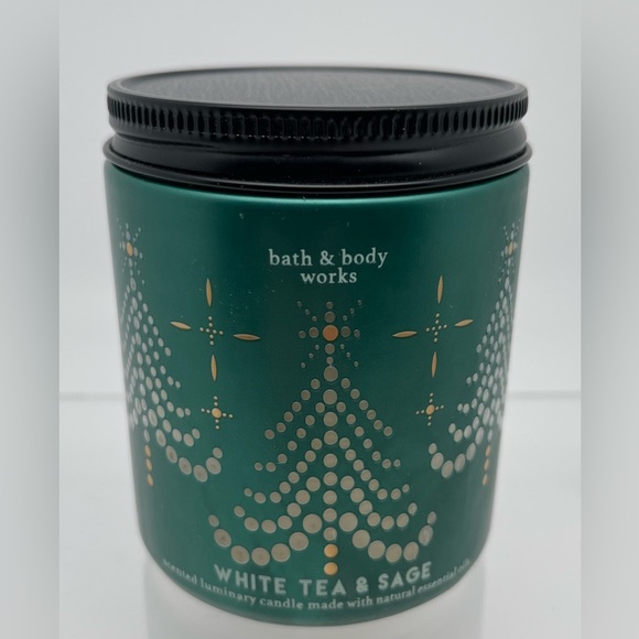 Bath & Body Works White Tea & Sage Single Wick Candle New In Original Packaging - Picture 2 of 2